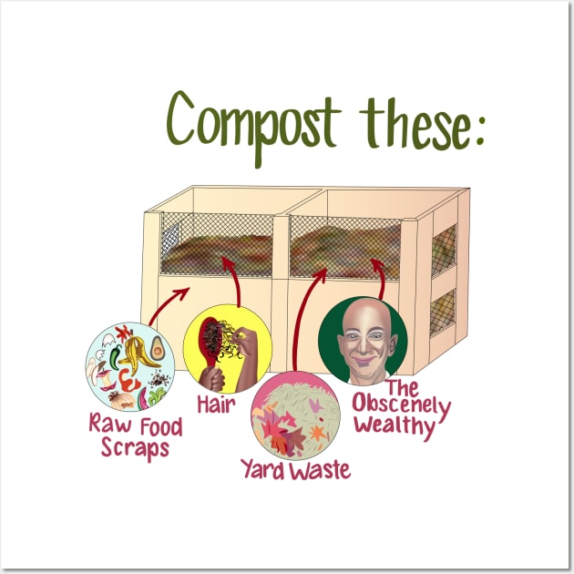 Composting Tips! Wall Art by HypatiaCreates